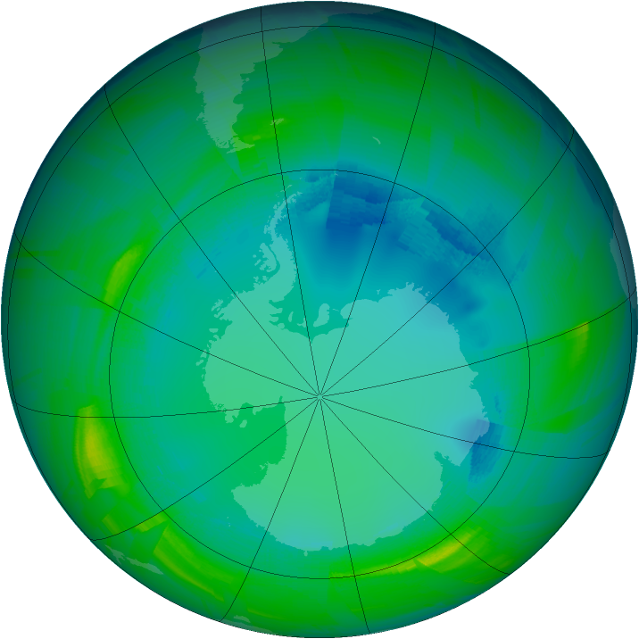 Ozone Map 2010-08-09